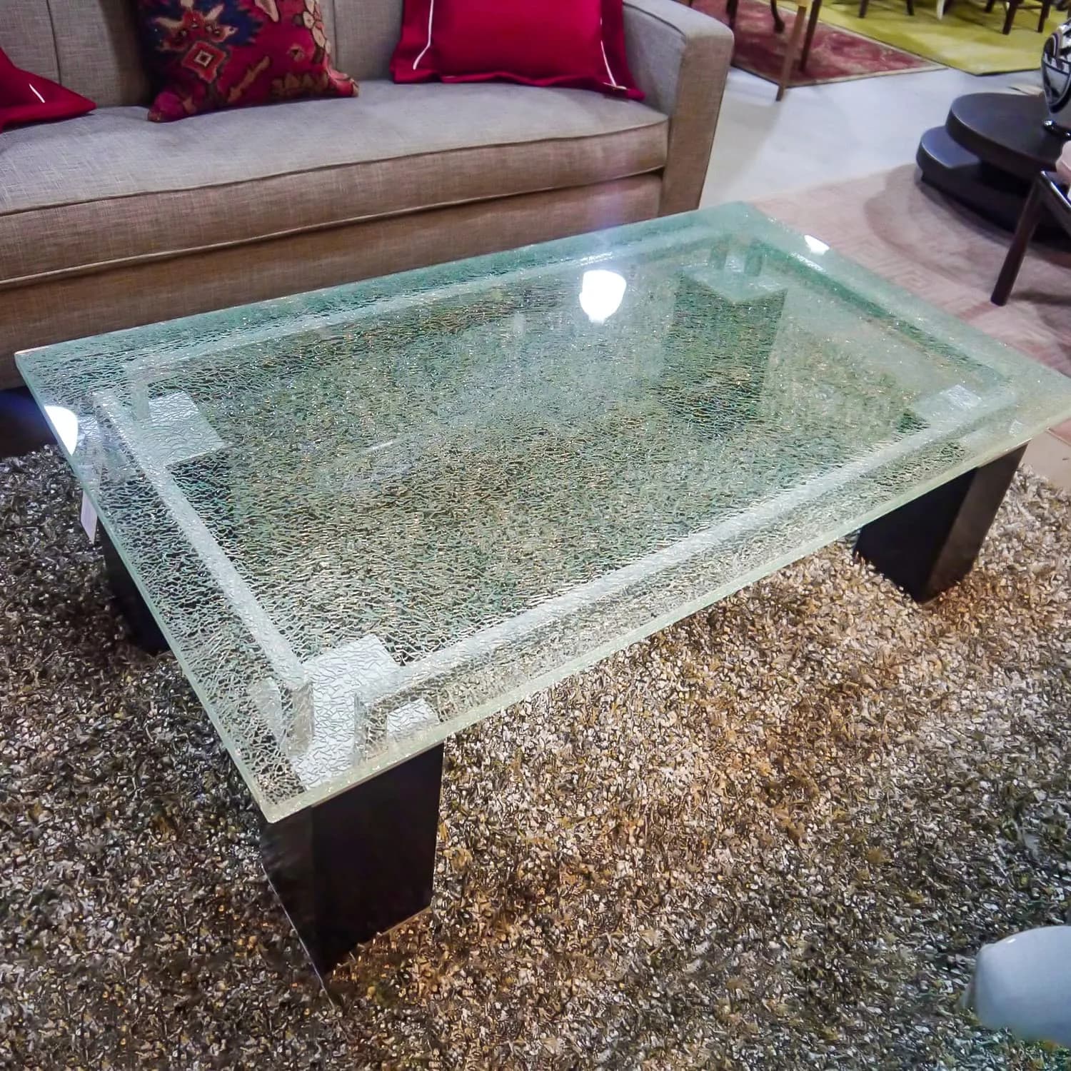 Broken Glass Table Top