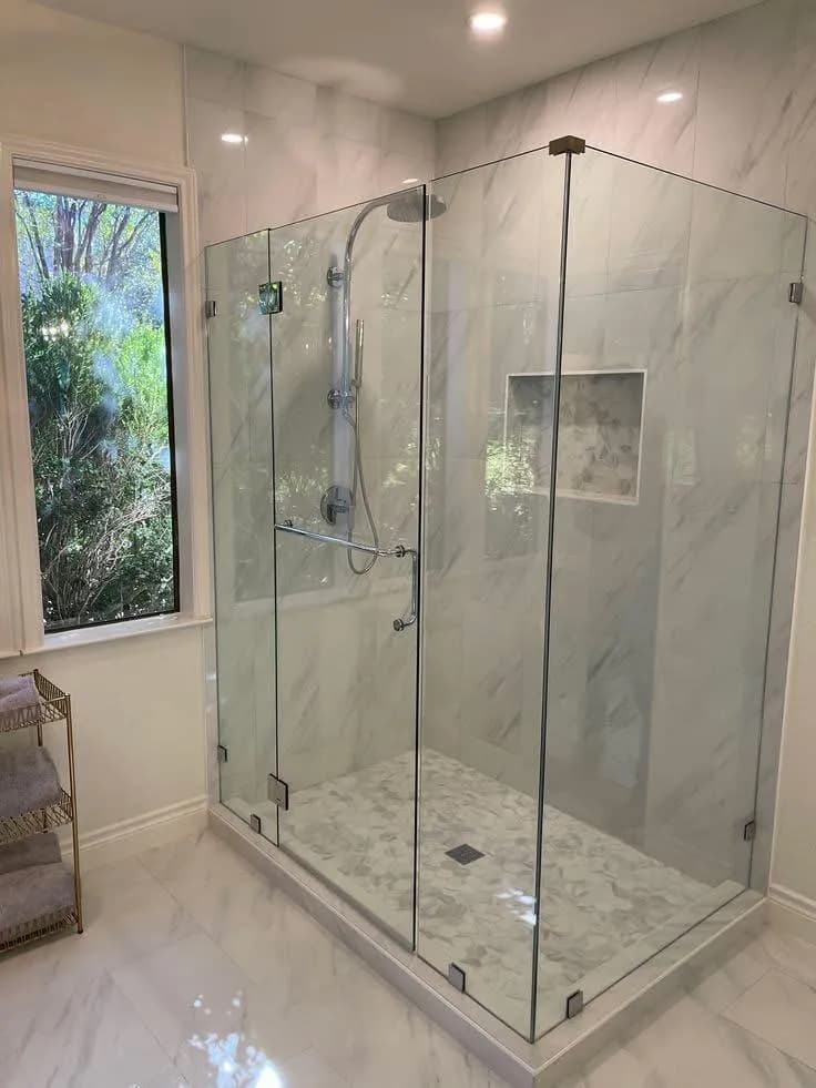 Semi-Framed Shower Screen