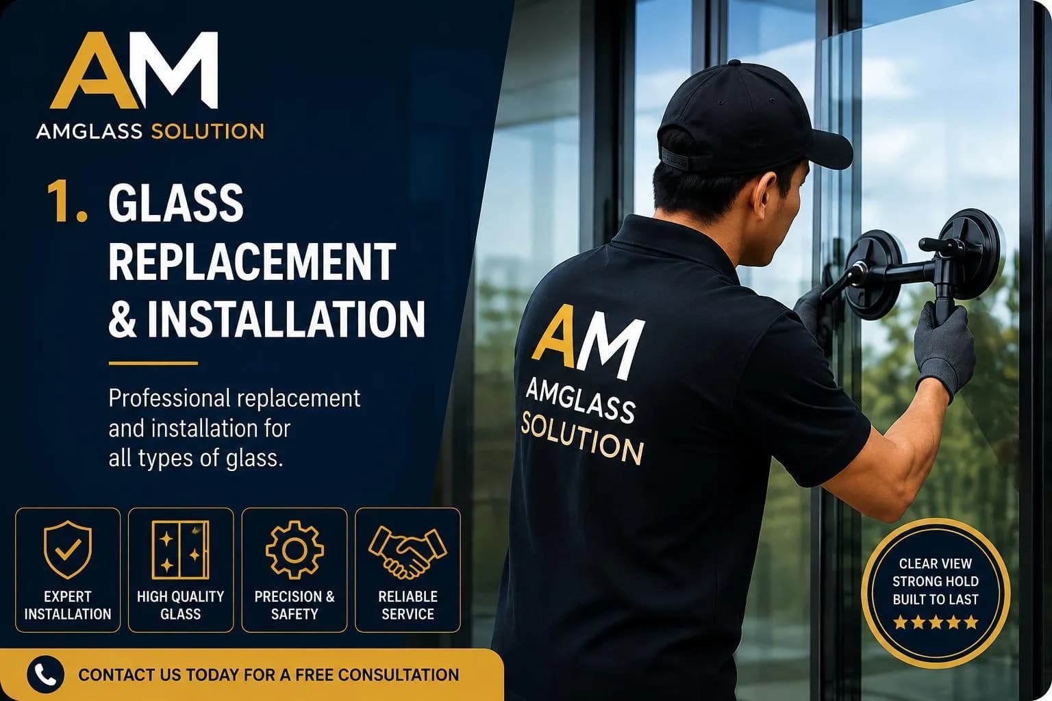 Glass Replacement & Installation