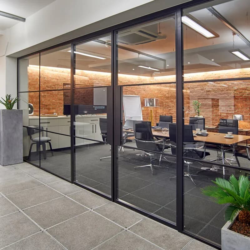 Glass Partition Installation